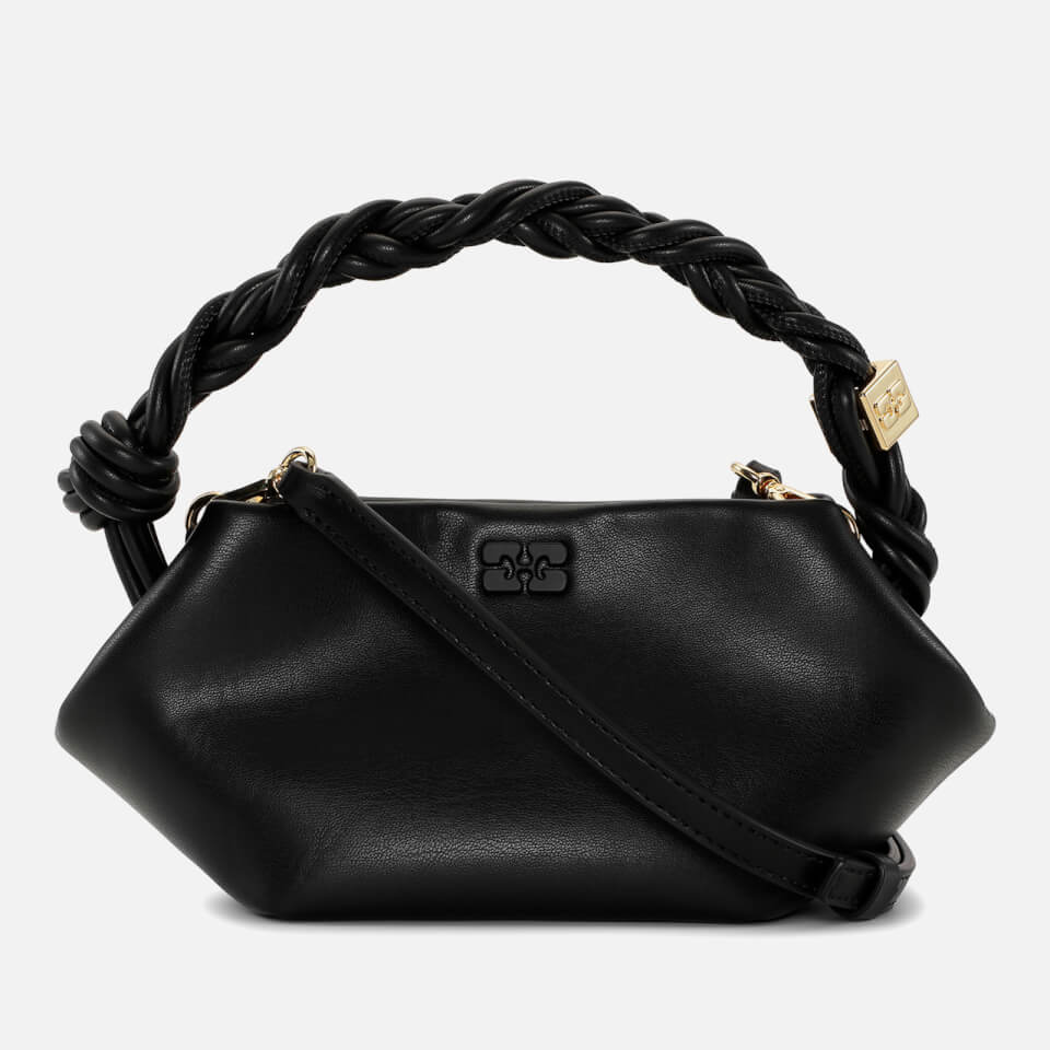 Ganni Mini Bou Leather and Faux Leather Bag