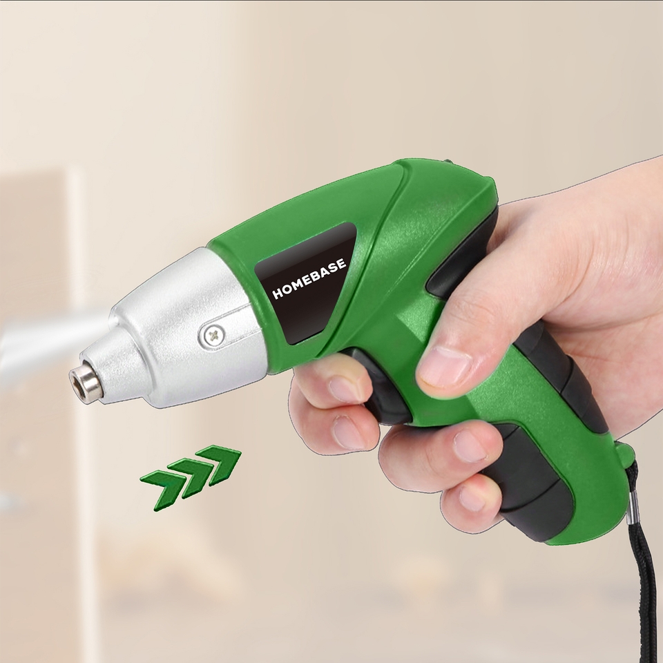 Homebase 4V Cordless Screwdriver Kit Homebase