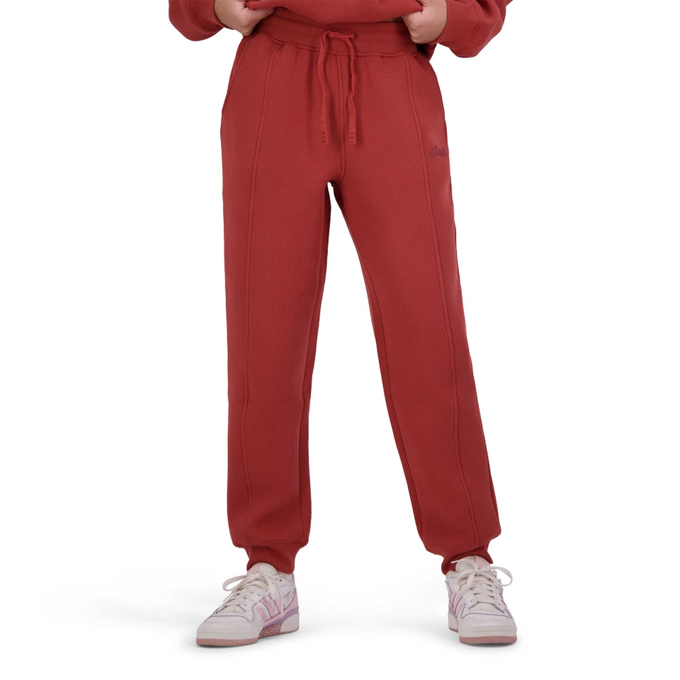 WOMENS SCENE-SET TRACKPANT MARSALA