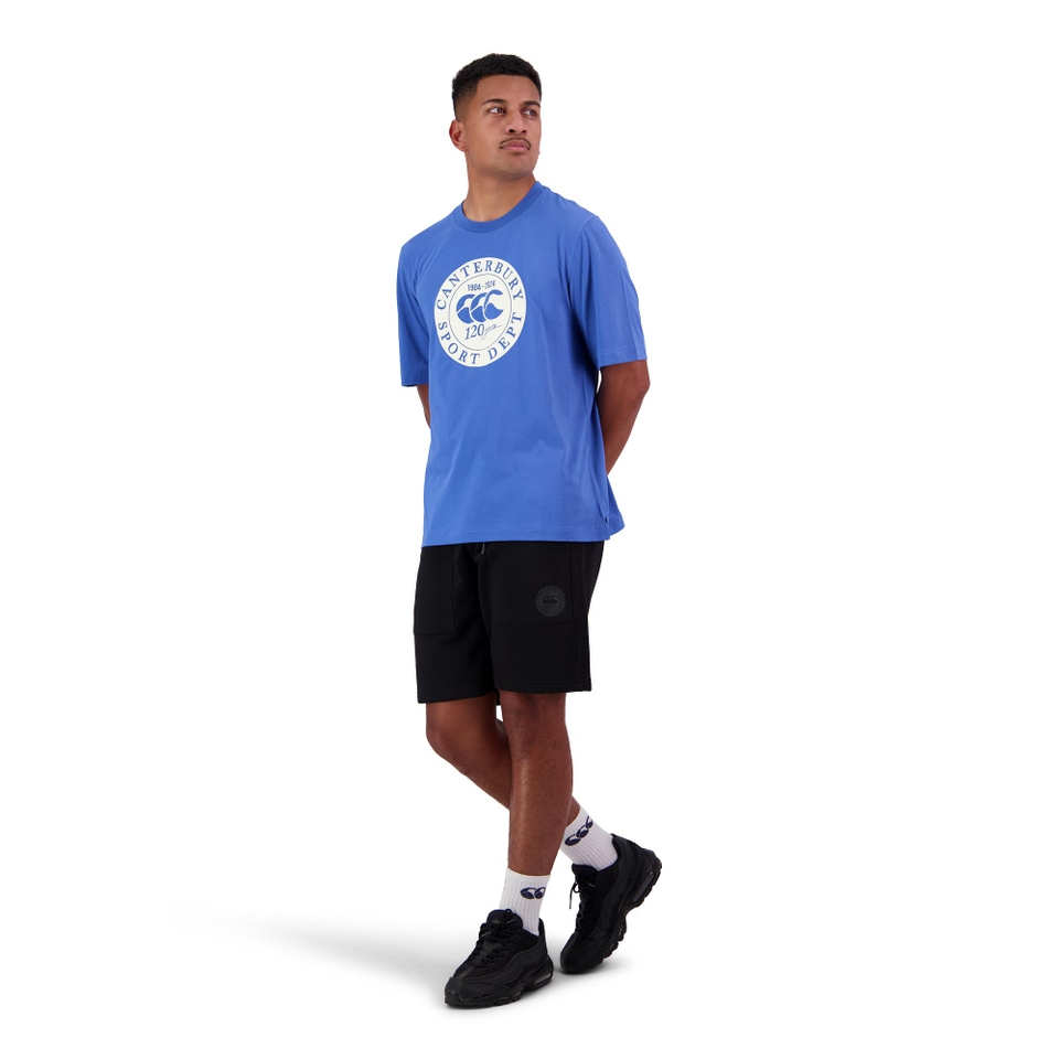CANTERBURY M SPORT DEPT. LOGO T-SHIRT AM BLUE