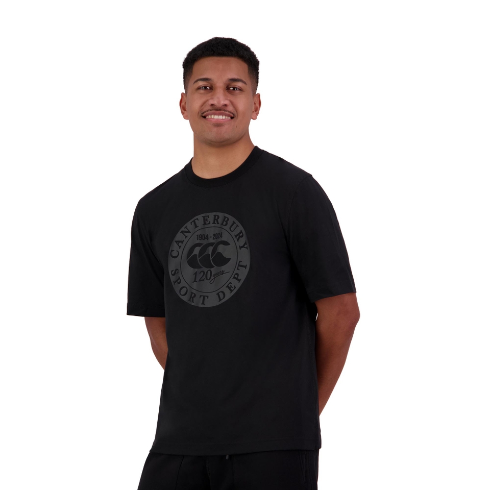 MENS SPORT DEPT. LOGO T-SHIRT BLACK