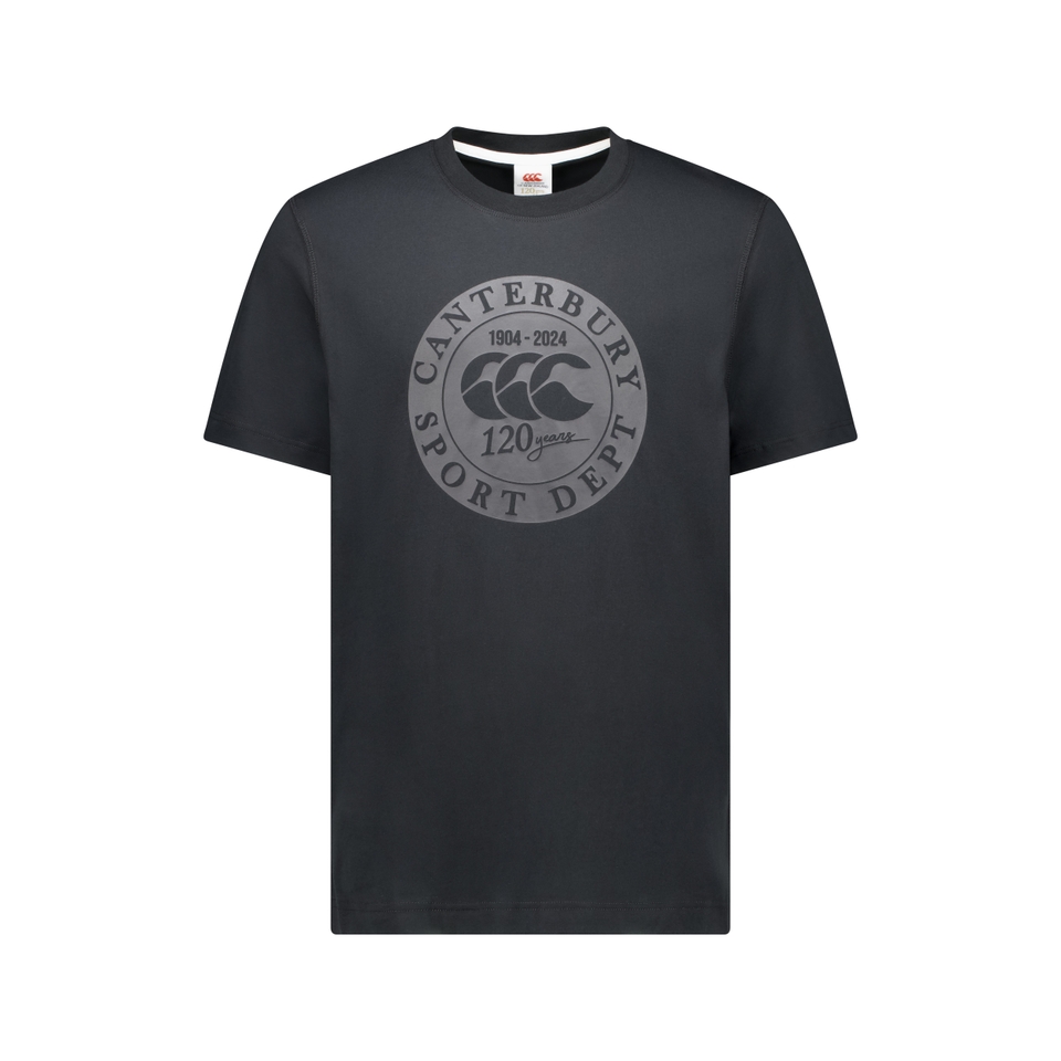 CANTERBURY M SPORT DEPT. LOGO T-SHIRT AM BLACK