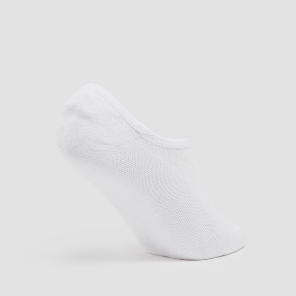 MP Unisex Invisible Socks (3 Pack) - White