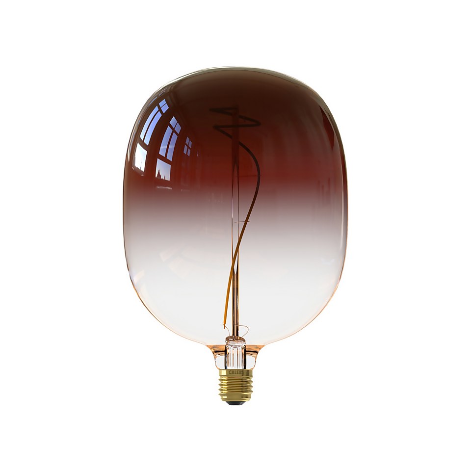 Calex Filament XXL Avesta Marron Gradient Colours Elegance Red E27 Dimmable 130 Lumen Warm White Decorative Light Bulb