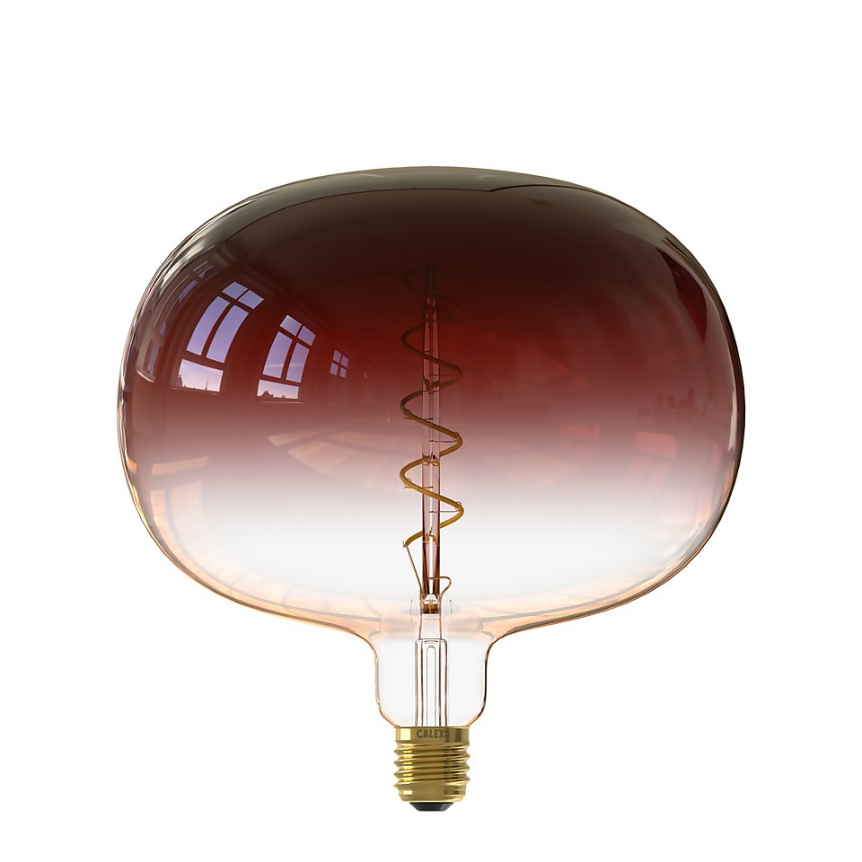 Calex Filament XXL Boden Marron Gradient Colours Elegance Red E27 Dimmable 130 Lumen Warm White Decorative Light Bulb