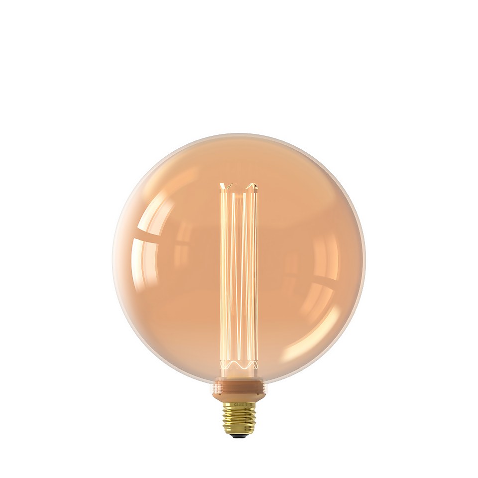 Calex LED XXL Royal Kalmar G200 Gold E27 Dimmable 150 Lumen Warm White Decorative Light Bulb