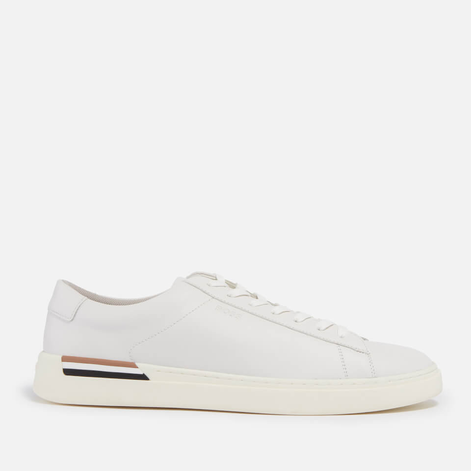 BOSS Men's Clint Tenn Leather Trainers