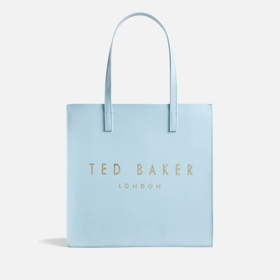 Ted Baker Crinkon Pebble-Grained Faux Leather Large Icon Bag