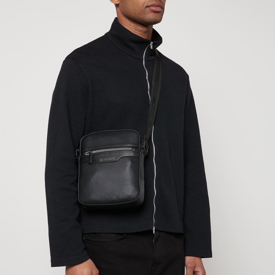 Valentino Efeo Faux Leather Messenger Bag