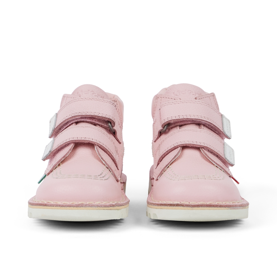 Infant Unisex Kick Hi Roll Leather Light Pink