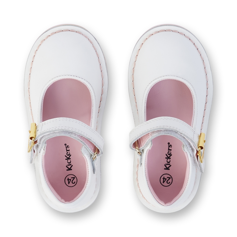 Infant Unisex Adlar MJ Leather White