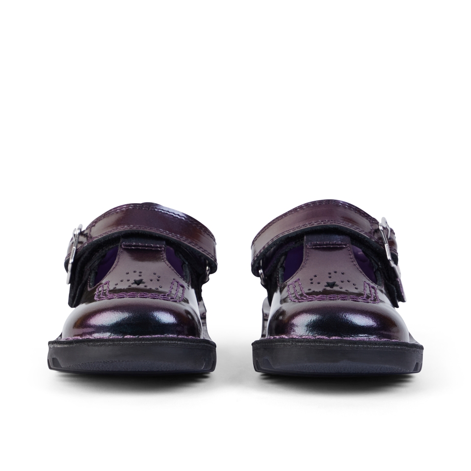 Infant Girl's Kick T-Bar Galactic Patent Leather Purple