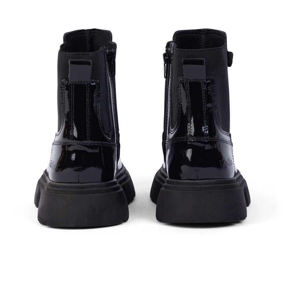 Junior Women Kenzi Chelsea Patent Leather Black