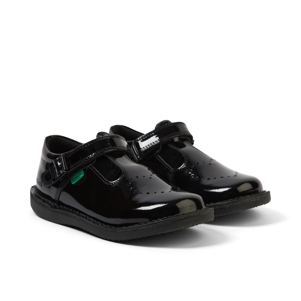 Youth Women Kenzi T-Bar Patent Leather Black
