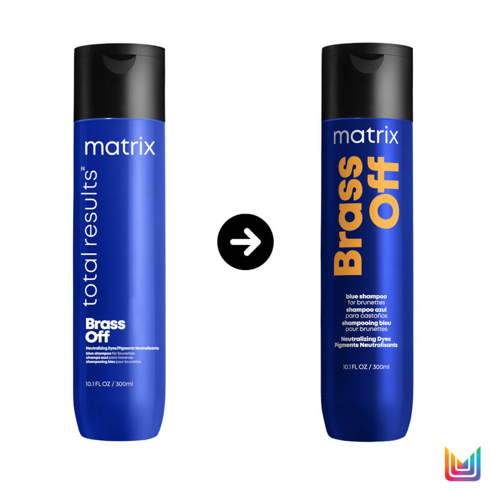 Matrix Brass off Shampoo, Conditioner and Miracle Creator Multi-Benefit Hair Spray Routine