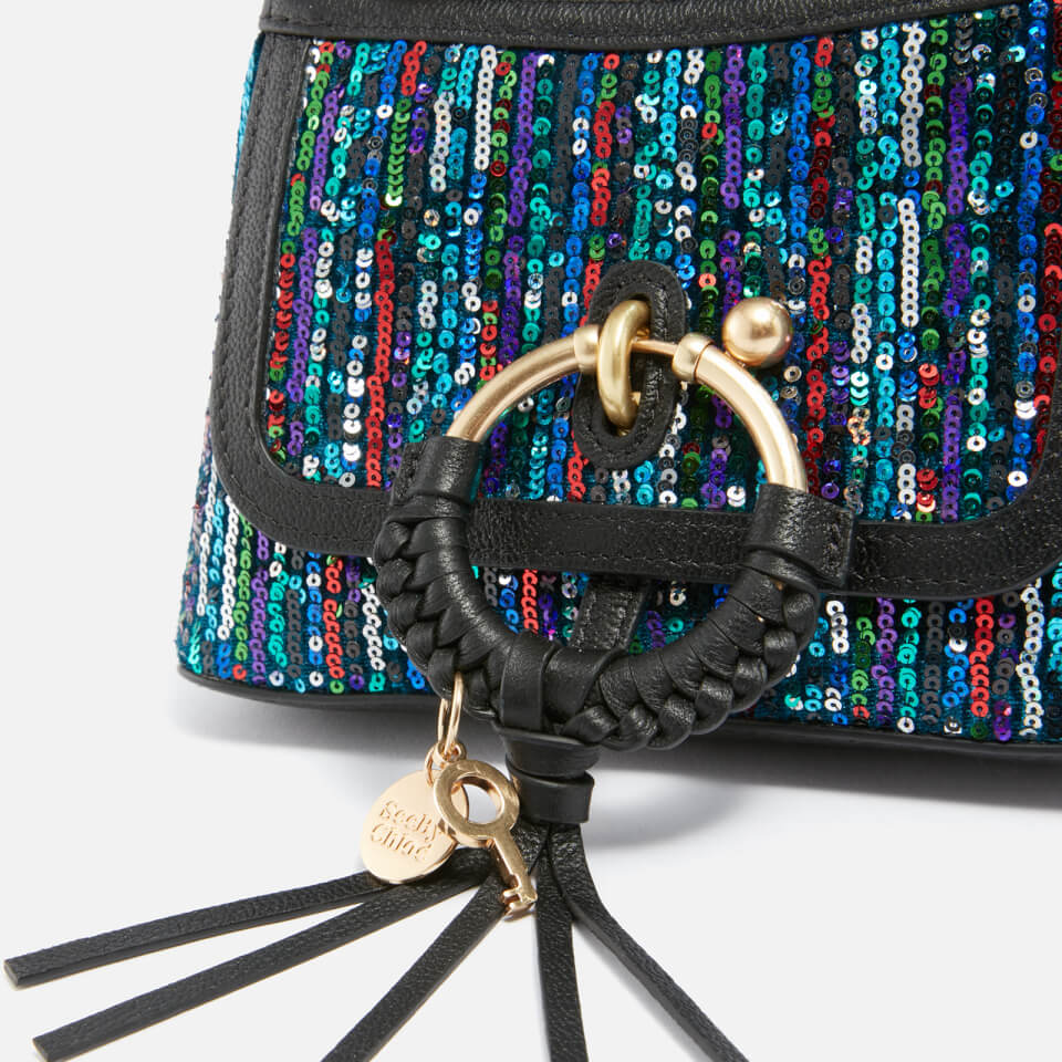 See By Chloé Joan Sequinned Leather Mini Crossbody Bag