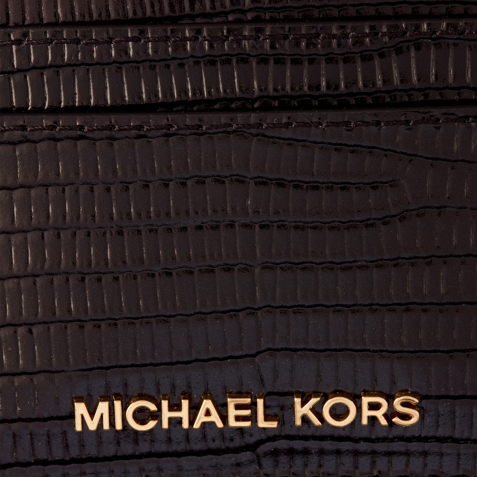 MICHAEL Michael Kors Jet Set Lizard-Effect Leather Cardholder