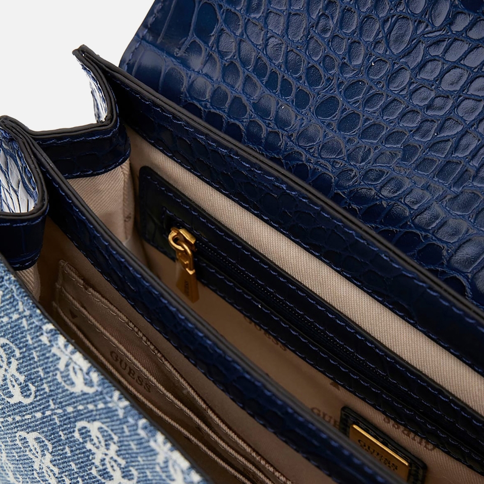 Guess denim crossbody sales bag