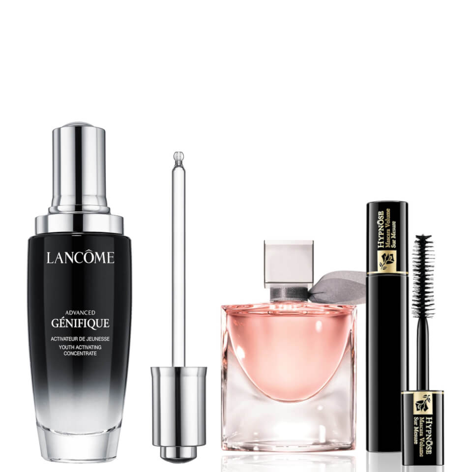Lancôme Advanced Genefique 75ml, La Vie Est Belle Iris Absolu and Hypnose Mini Mascara Bundle