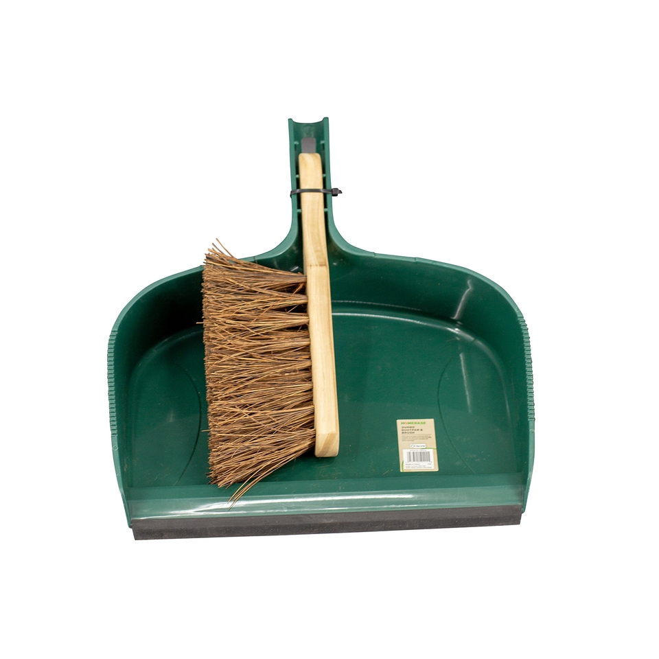 Homebase Master Gardener Jumbo Dustpan & Brush Homebase