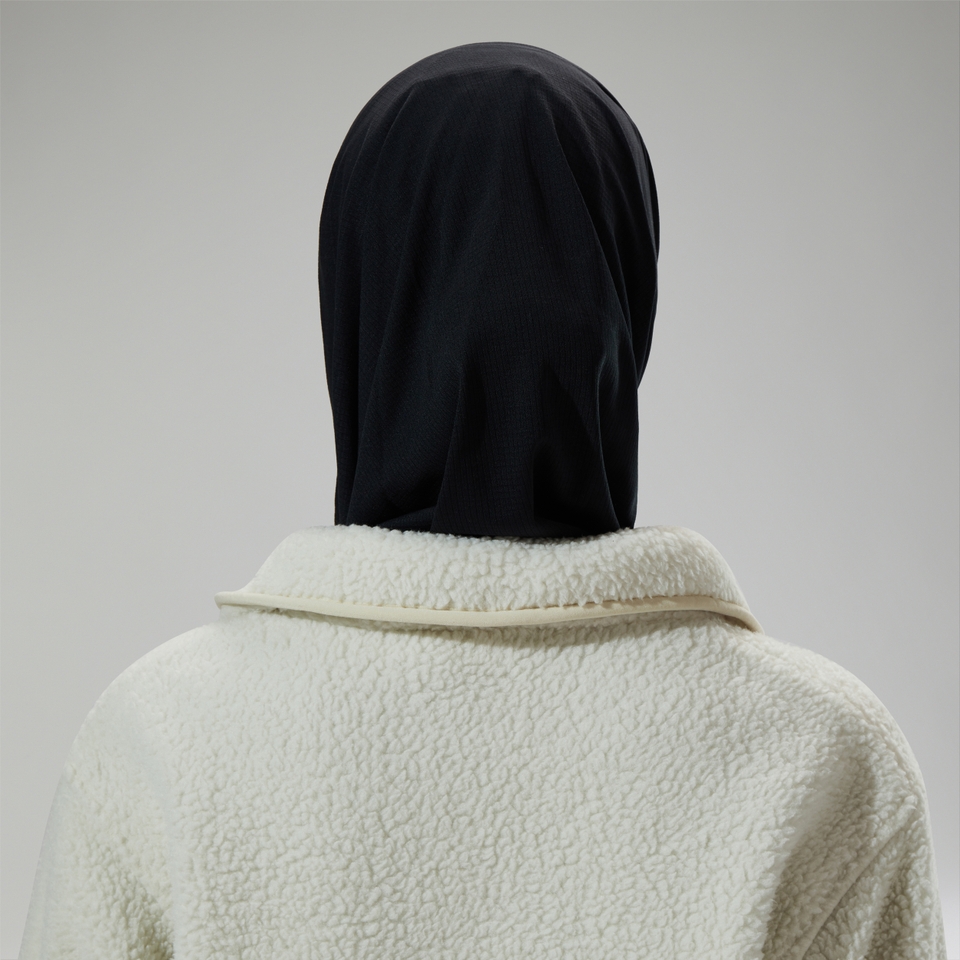 Damen Hijab Schwarz - Schwarz