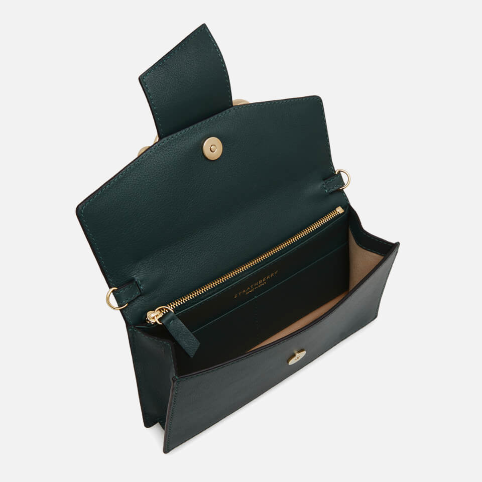 Strathberry Crescent Leather Shoulder Bag