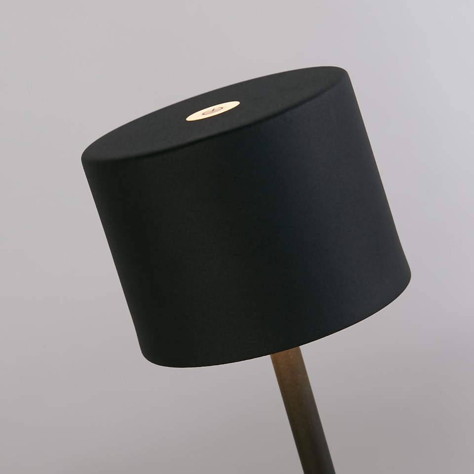 Rechargeable Table Lamp - Black