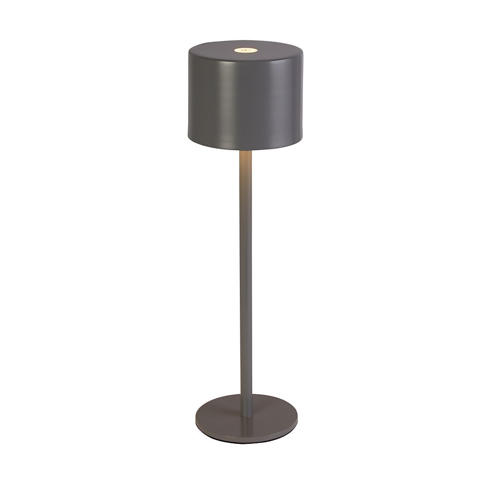 Rechargeable Table Lamp - Cool Grey