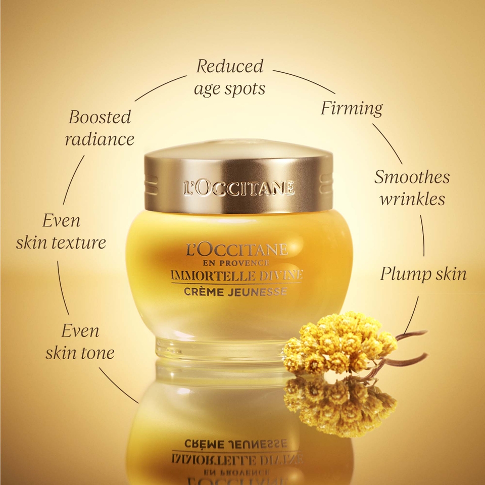 L'Occitane Immortelle Divine Face Cream 50ml | LOOKFANTASTIC