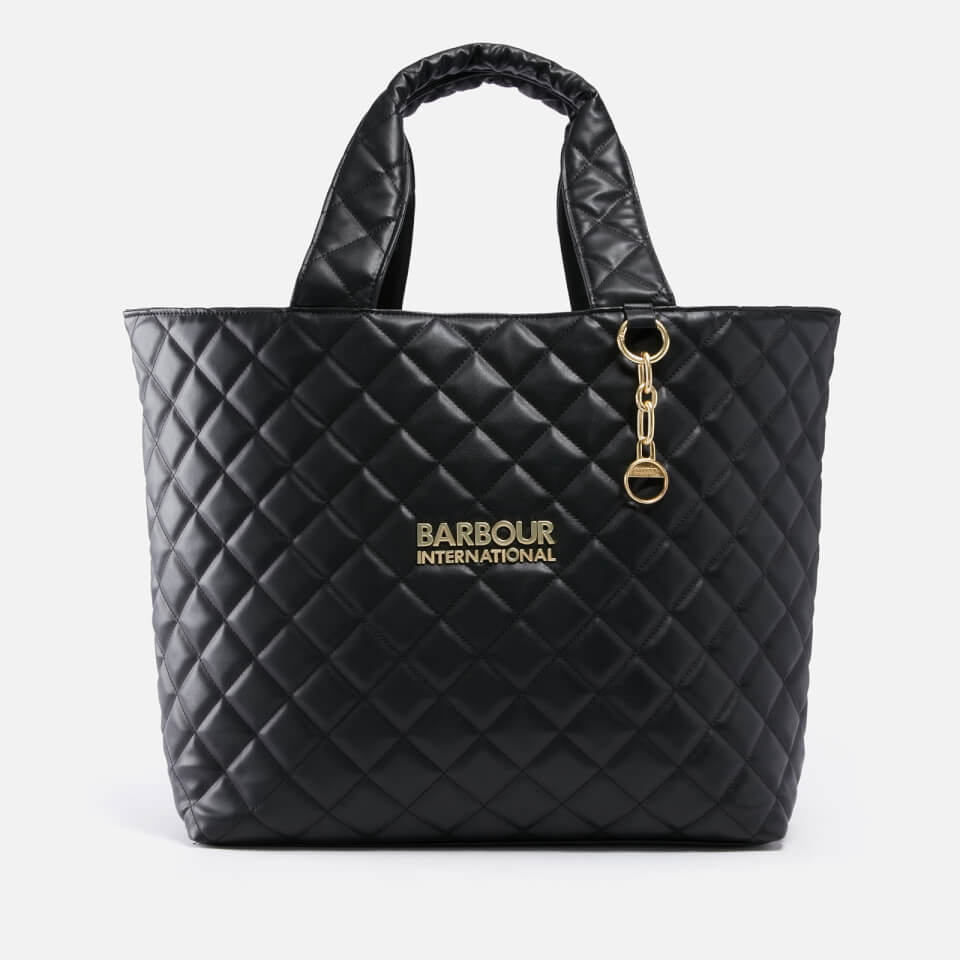 Barbour International Battersea Quilted Faux Leather Tote Bag