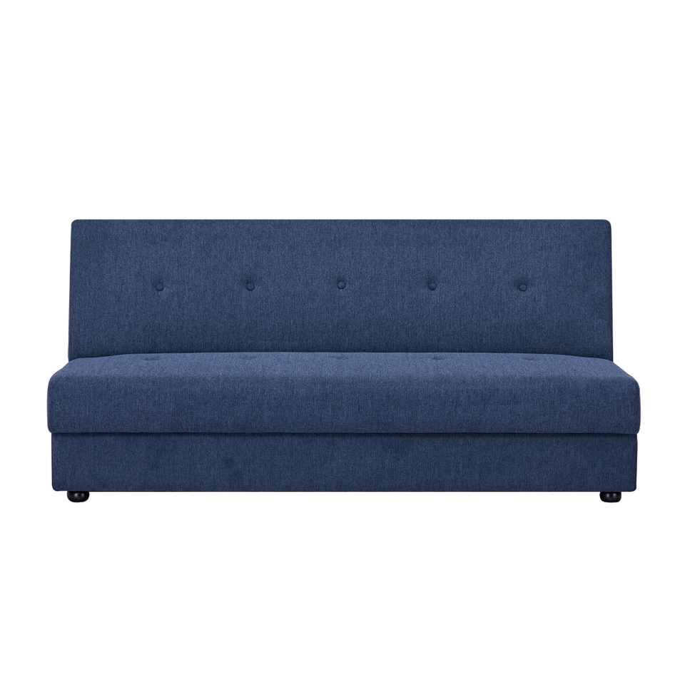 Marcus Click Clack Sofa Bed with Storage - Blue