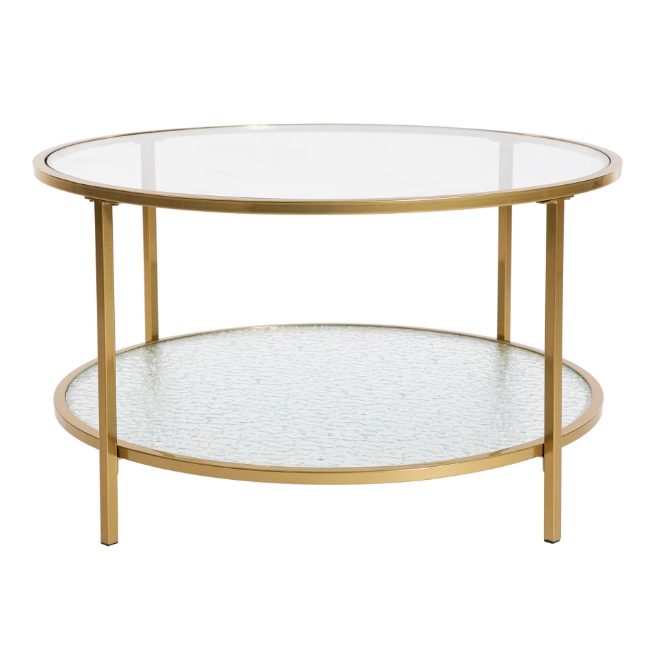 Ophelia Textured Glass Coffee Table - Image 4
