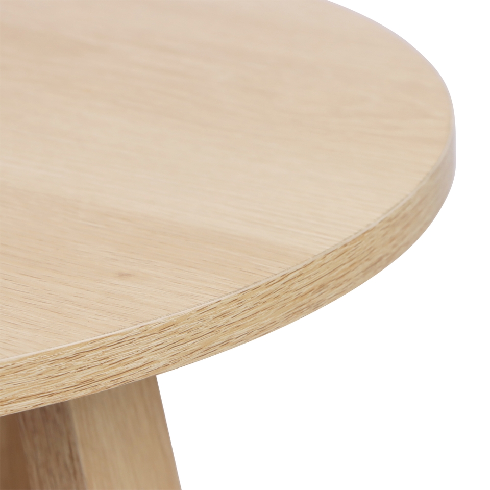 Dorval 2 Tiered Side Table - Oak Effect