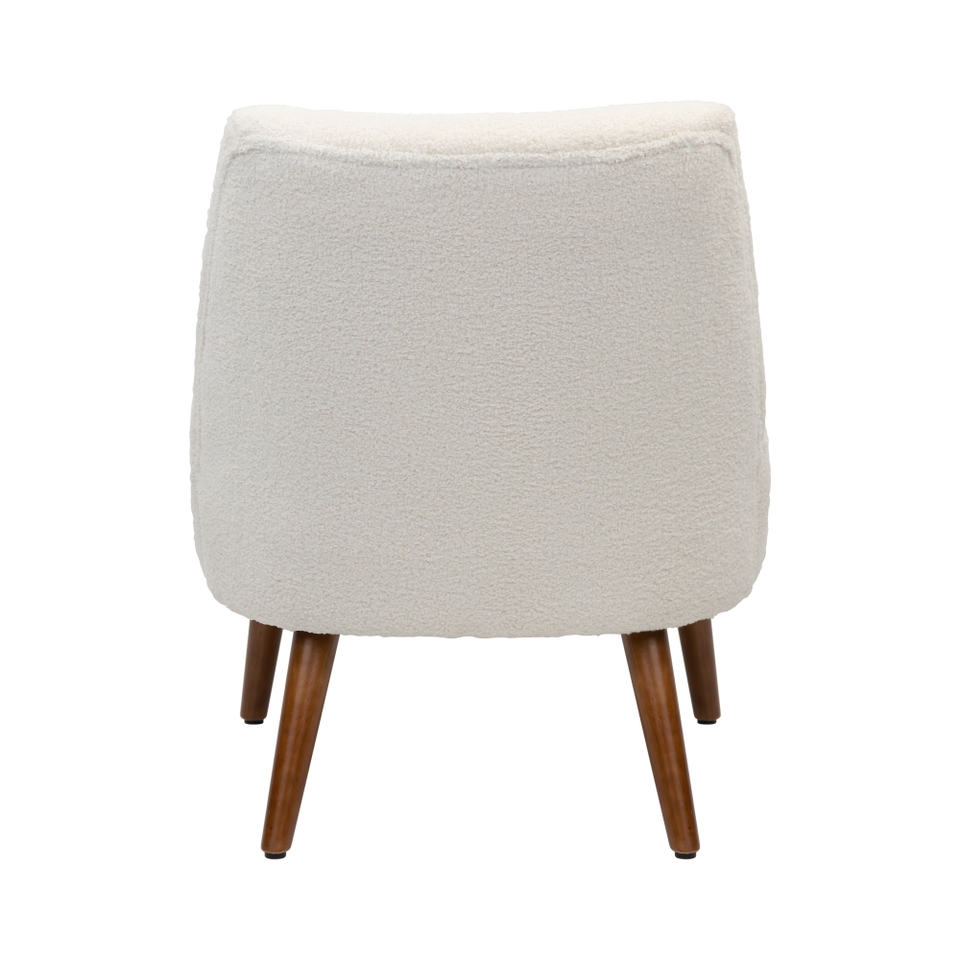 Toby Boucle Accent Chair - Cream