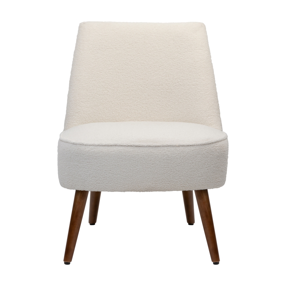 Toby Boucle Accent Chair - Cream