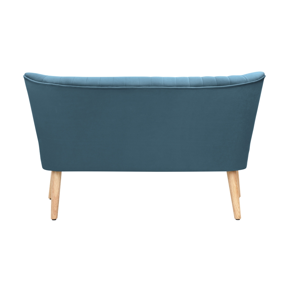 Jared 2 Seat Compact Sofa - Aegean Blue