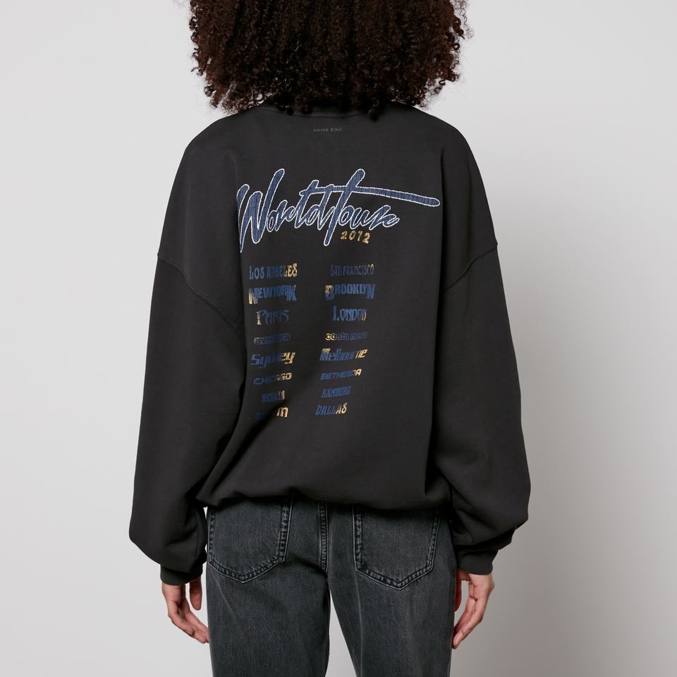 Anine bing leopard sweatshirt clearance