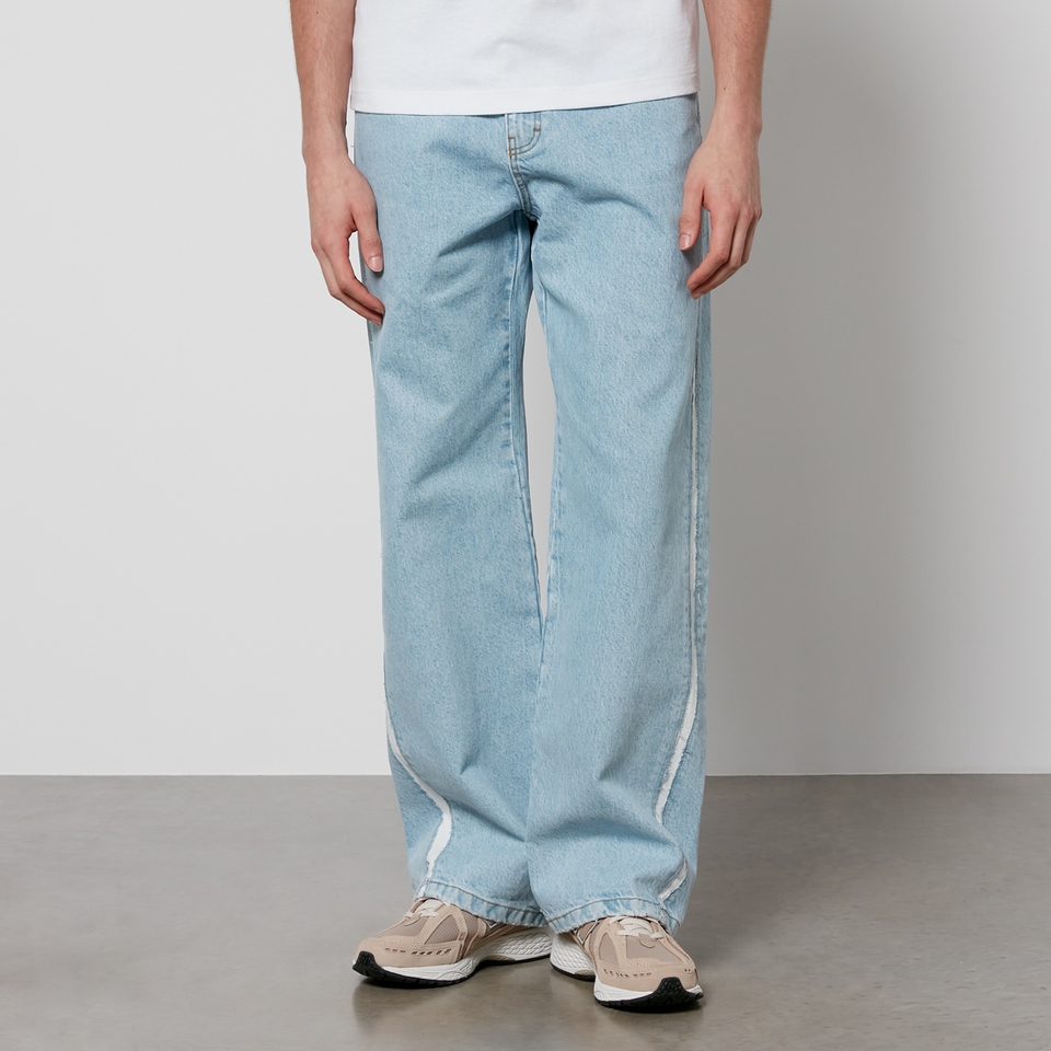 デニム・ジーパン AXEL ARIGATO Women Denims A2628005 CLARA LGBLU BLUE Blue Clara Wide-Leg Jeans by Axel Arigato on Sale