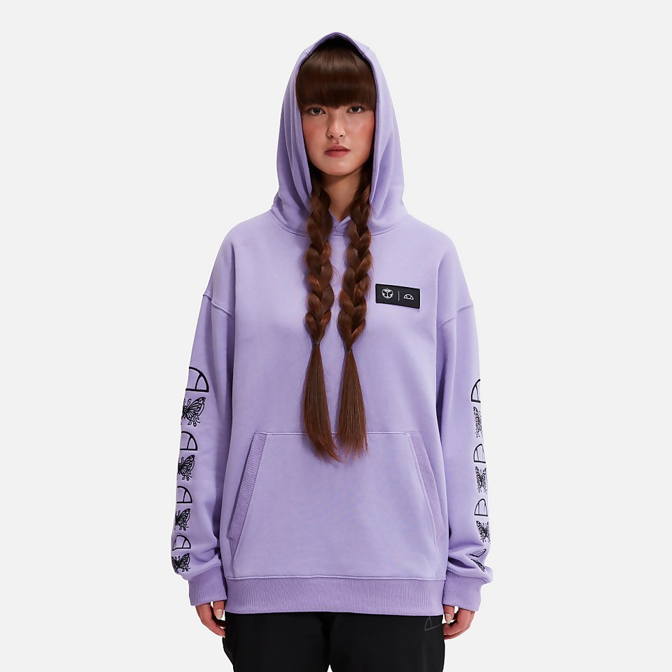 Tomorrowland X ellesse Hoodie Purple