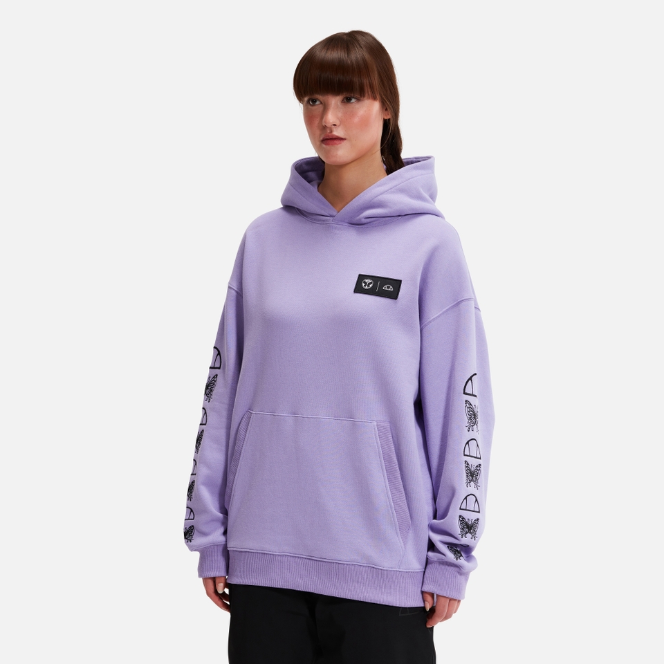 Tomorrowland X ellesse Kapuzenpullover Lila