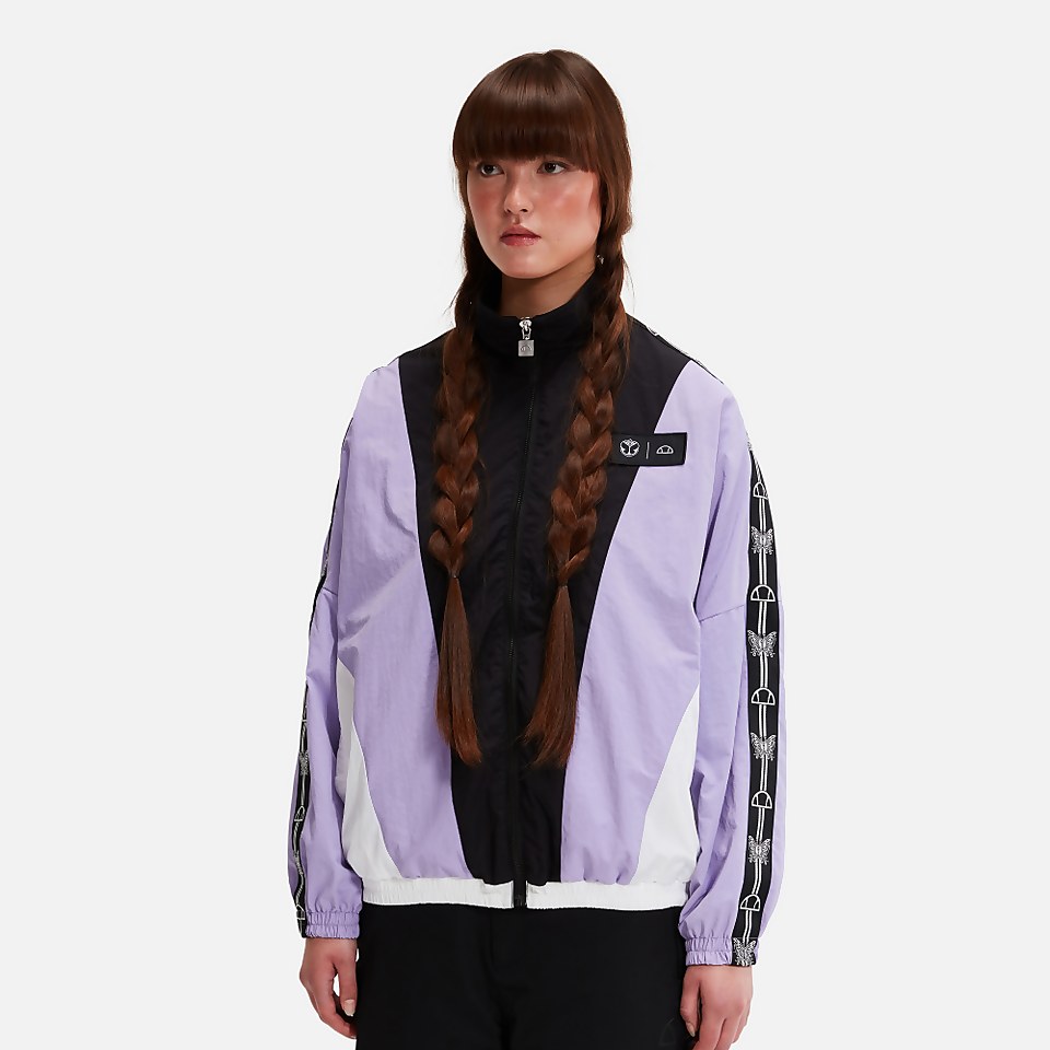 Tomorrowland X ellesse Trainingsjacke Schwarz für Damen