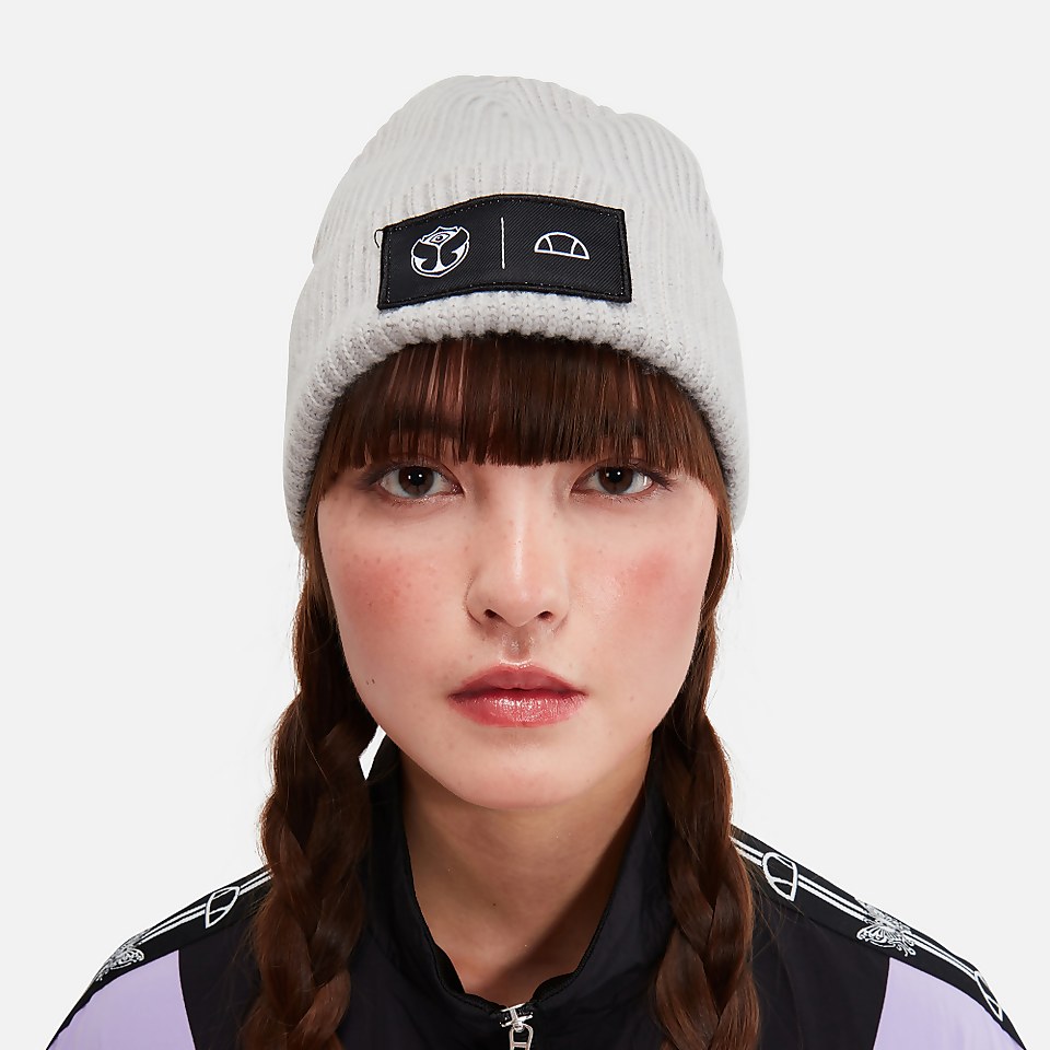 Tomorrowland X ellesse Knitted Beanie Cream