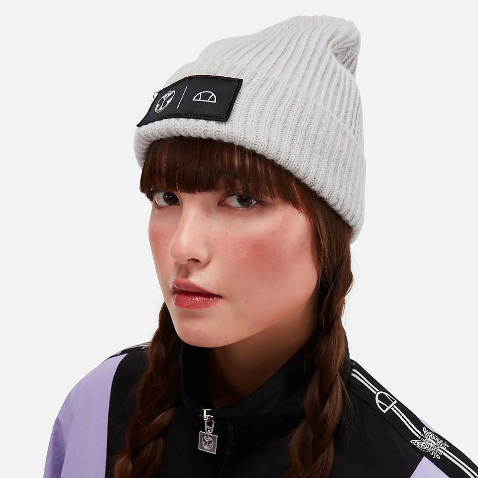 Tomorrowland X ellesse Knitted Beanie Cream