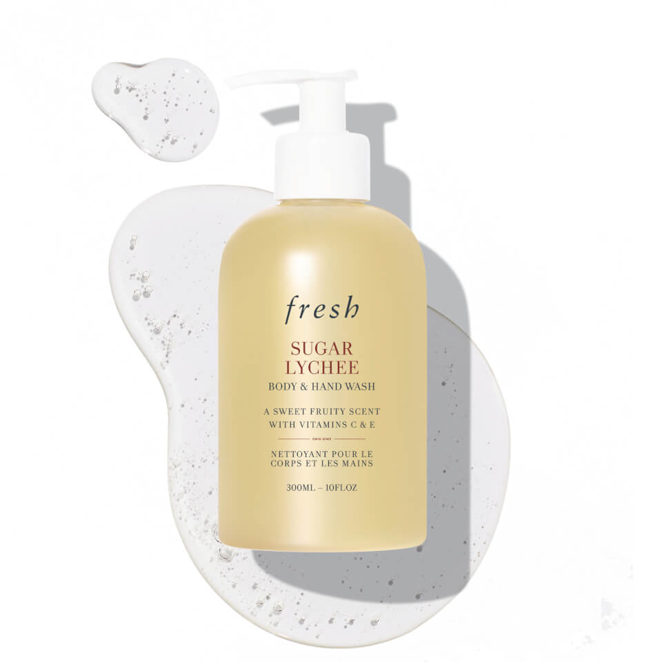 Fresh Sugar Lychee Body Lotion and Body and Hand Wash 300ml Duo
