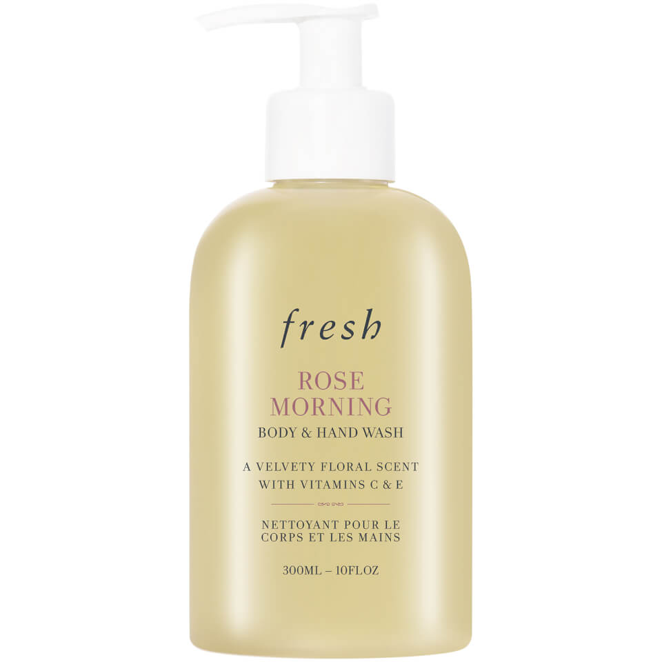 Fresh Rose Morning Body Lotion and Body and Hand Wash 300ml Duo