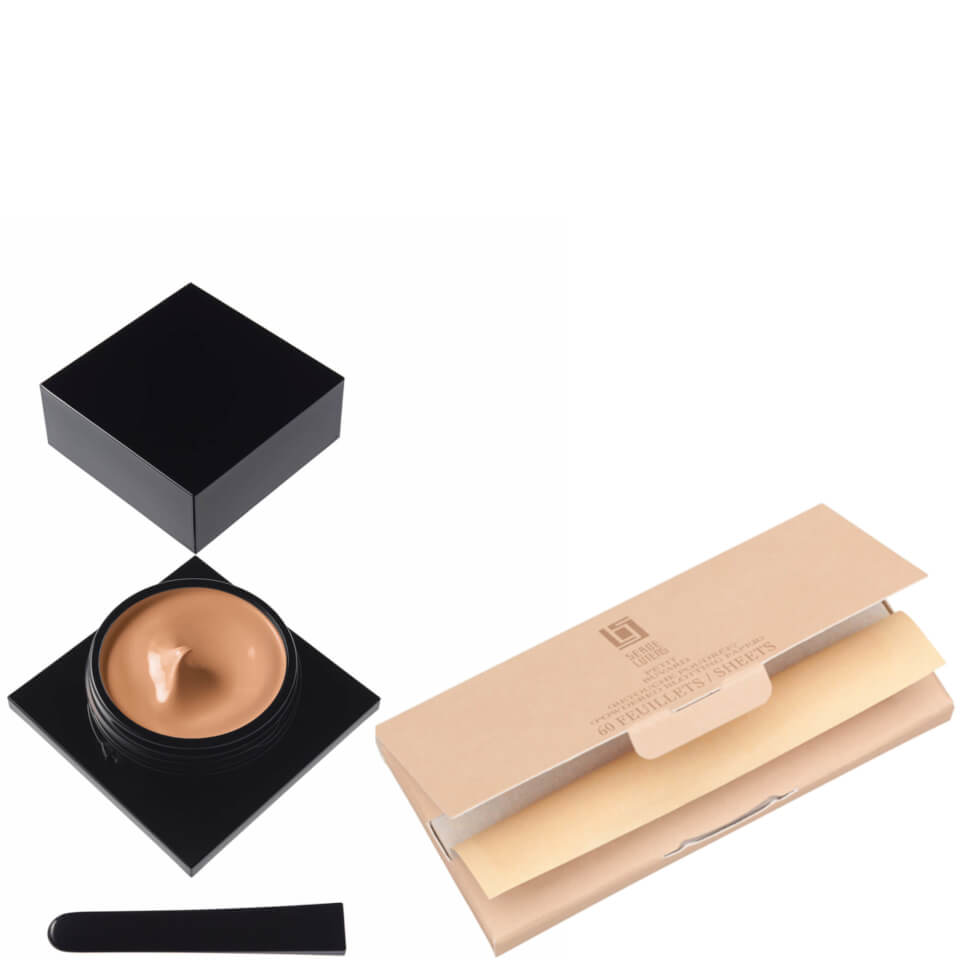 Serge Lutens Petit Buvard Matifying Paper and Spectral Cream Foundation 30ml Bundle (Various Shades)