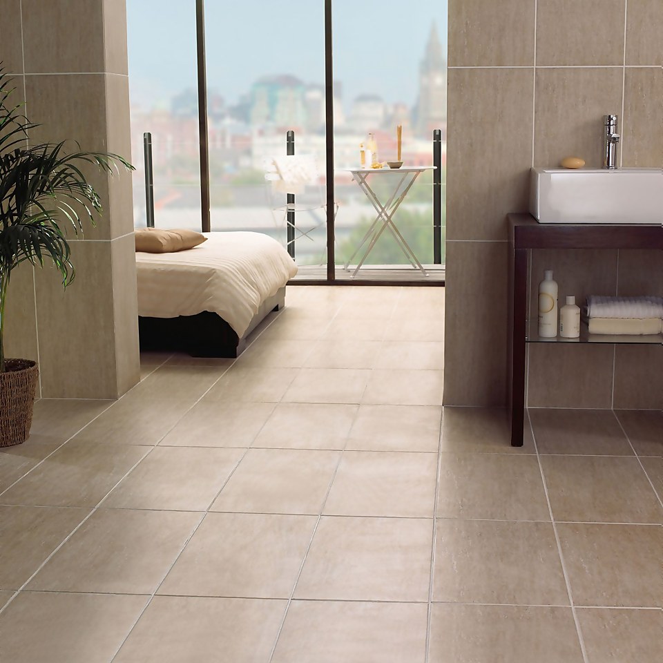 Classico Beige Porcelain Wall & Floor Tile 300 x 600mm (Sample Only)