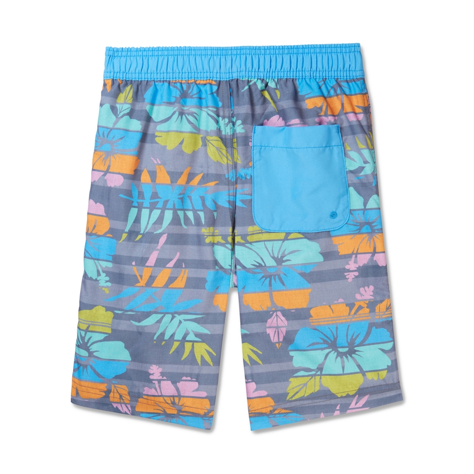 Boy's Print Boardshort 17" Black