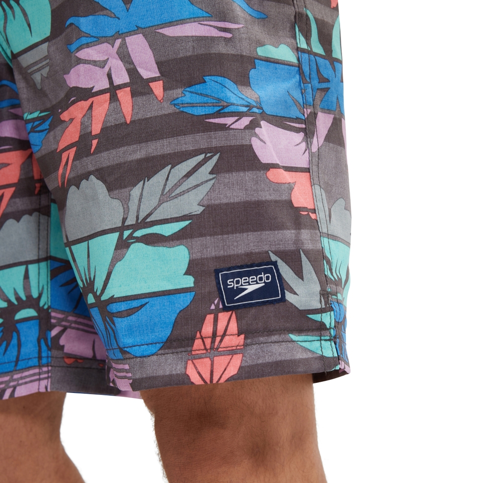 Men's Printed Bondi Basin Boardshort 20" Gray