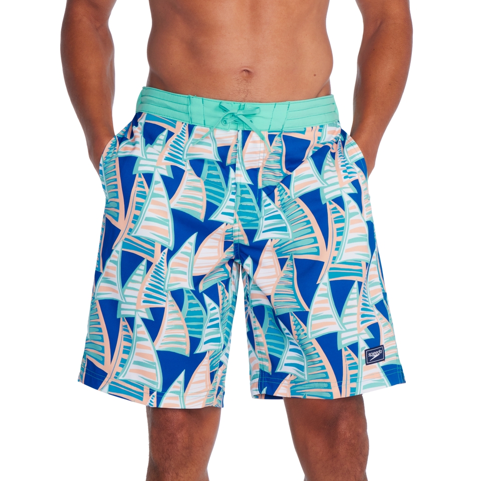 Men's Printed Bondi Basin Boardshort 20" Blue